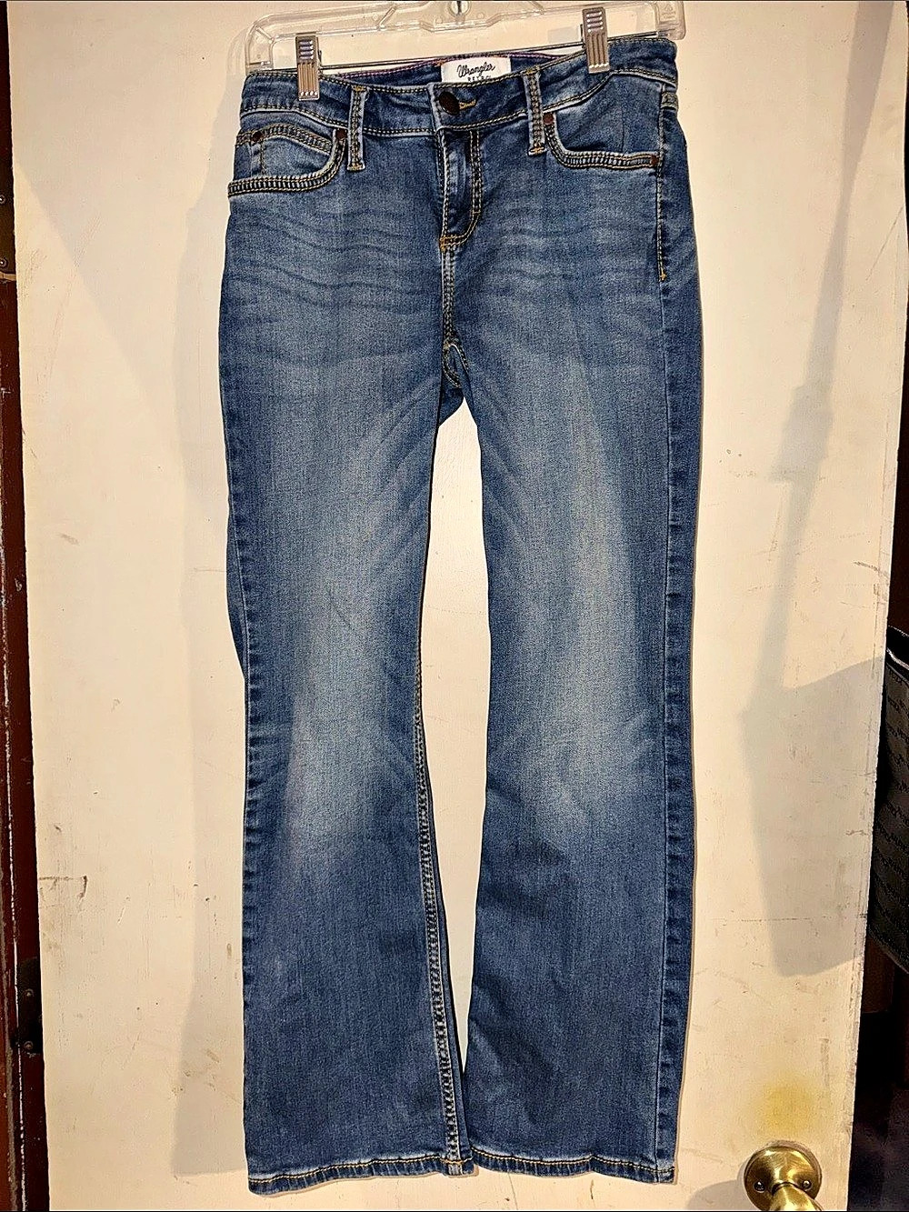 Wrangler Retro Mae Mid-Rise Bootcut Jeans Blue